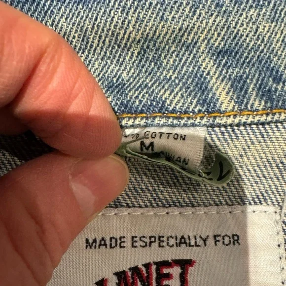 Planet Hollywood Denim Jacket Sz M - Picture 8 of 11